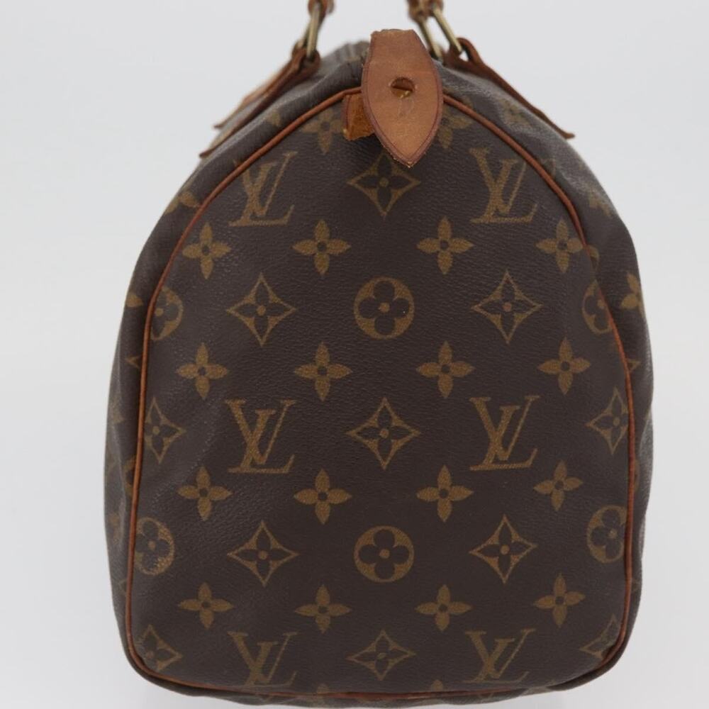 Louis Vuitton Monogram Speedy 30 Handbag Brown - Picture 3 of 14